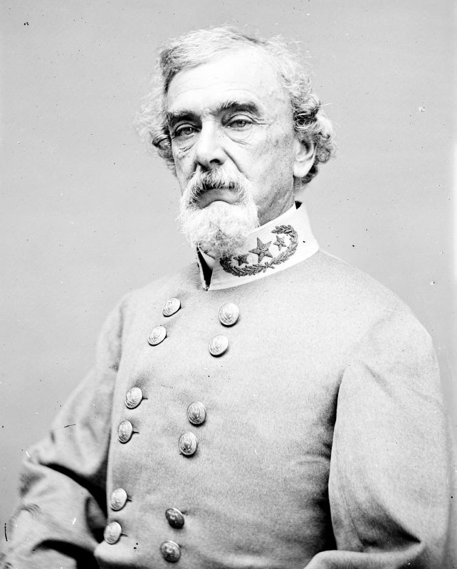 Portrait of Maj. Gen. Benjamin Huger, officer of the Confederate Army image. Click for full size.