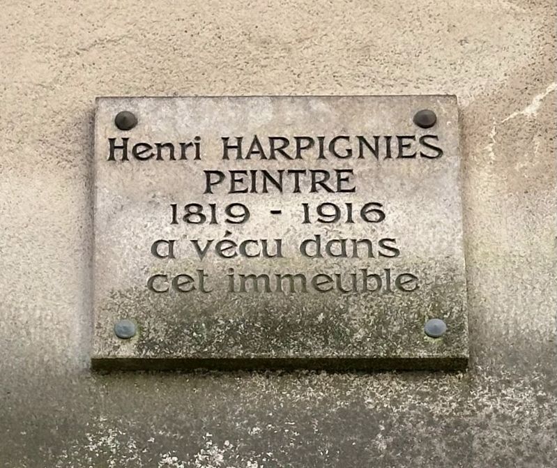 Henri Harpignies Marker. Click for full size. Henri Harpignies Marker image. Click for full size.