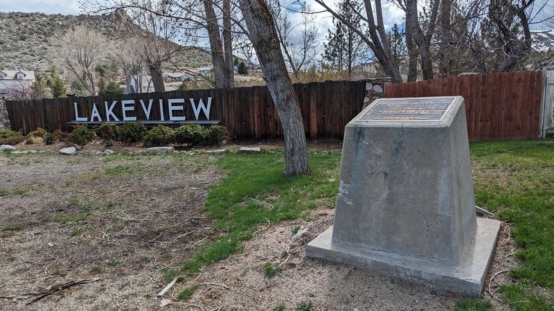 Lakeview Marker. Click for full size. Lakeview Marker image. Click for full size.