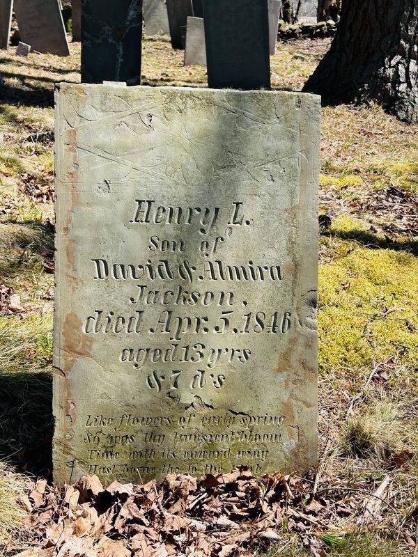 Barnes Cemetery tombstone. Click for full size. Barnes Cemetery tombstone image. Click for full size.