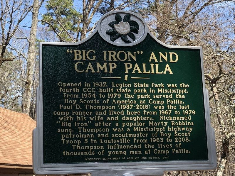 �Big Iron� and Camp Palila Marker image. Click for full size.