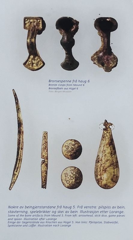 Moahaugane Marker, artifacts at upper right image. Click for full size.