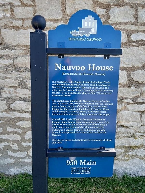 Nauvoo House Marker image. Click for full size.