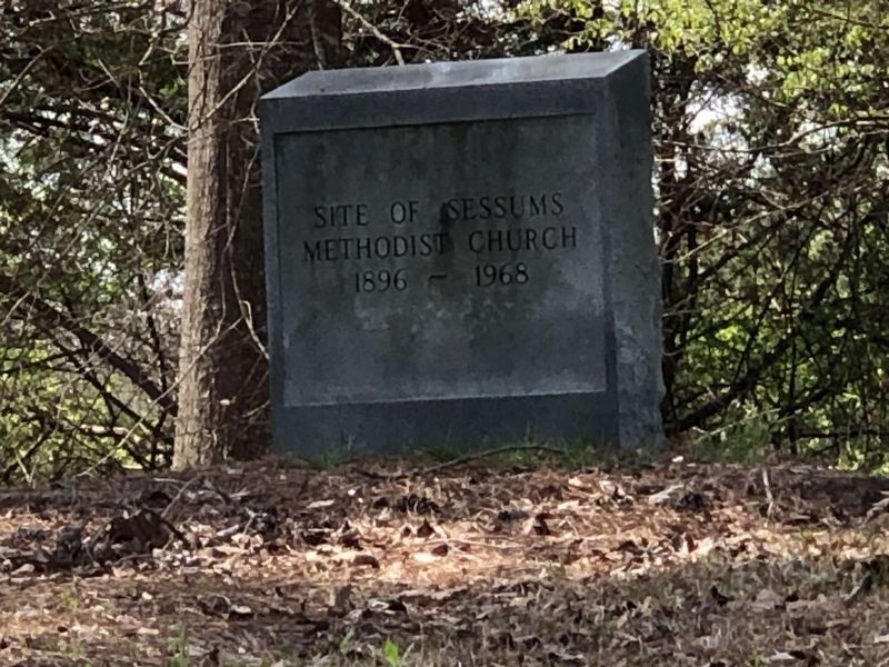 Sessums Methodist Church Marker. Click for full size. Sessums Methodist Church Marker image. Click for full size.