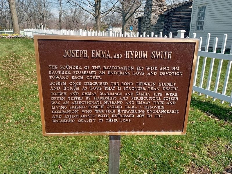 Joseph, Emma and Hyrum Smith Marker image. Click for full size.
