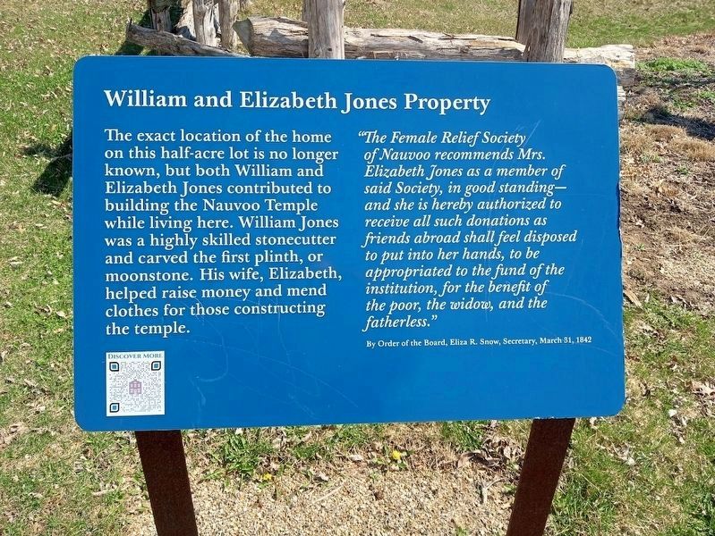 William and Elizabeth Jones Property Marker image. Click for full size.
