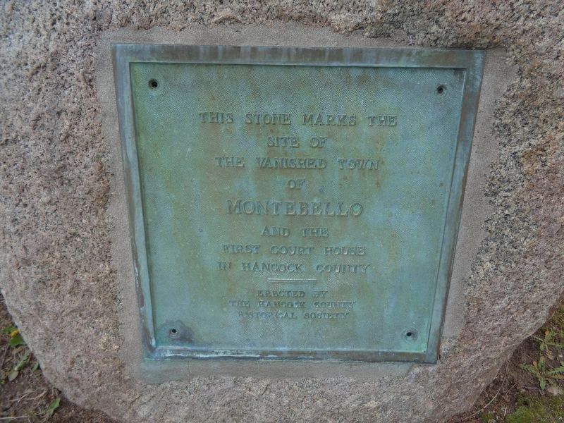 Montebello Marker. Click for full size. Montebello Marker image. Click for full size.