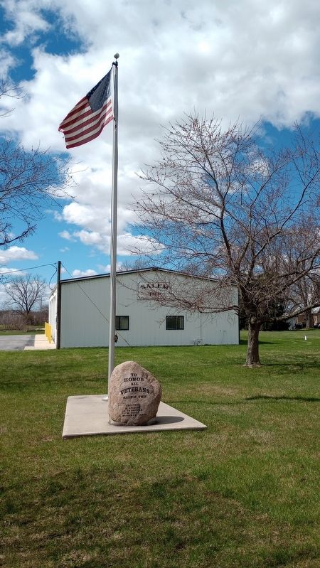 Salem Township Veterans Memorial image. Click for full size.