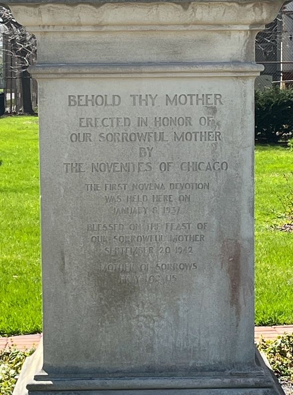 Behold Thy Mother Marker. Click for full size. Behold Thy Mother Marker image. Click for full size.