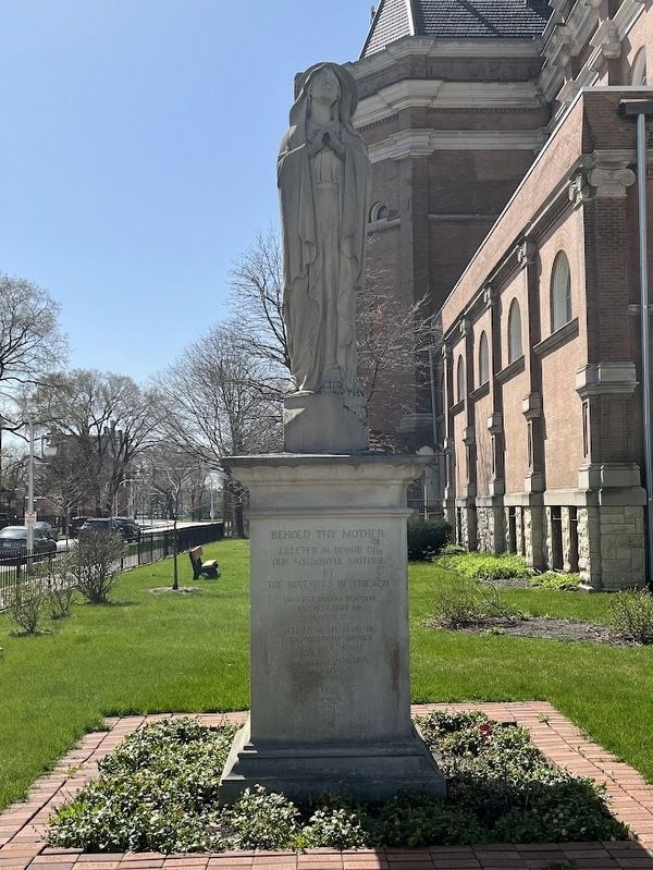 Behold Thy Mother statue. Click for full size. Behold Thy Mother statue image. Click for full size.