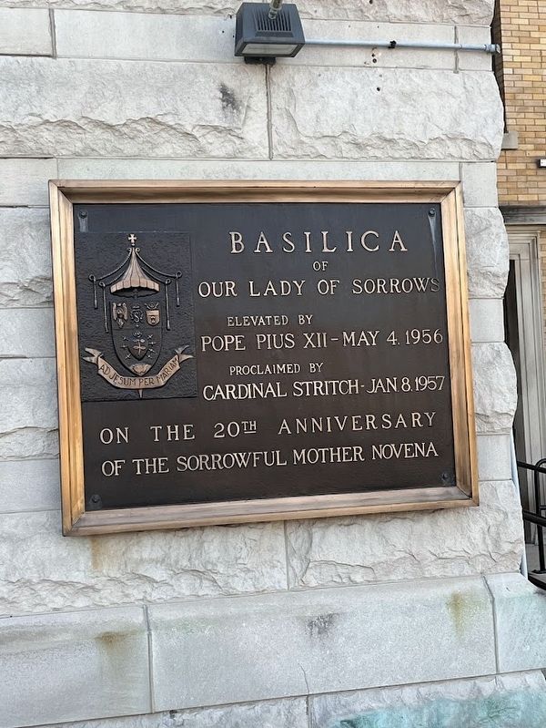 Our Lady of Sorrows Basilica. Click for full size. Our Lady of Sorrows Basilica image. Click for full size.
