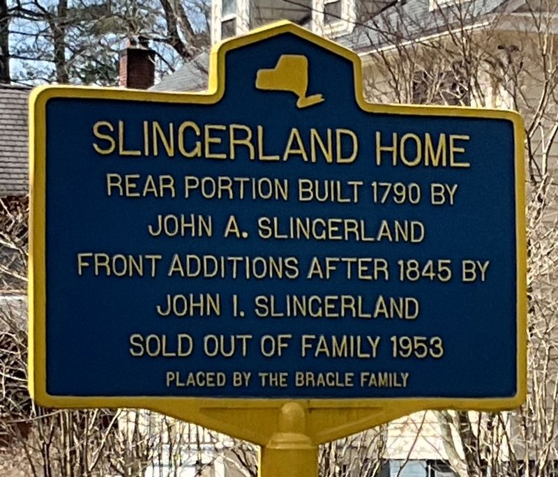 Slingerland Home Marker image. Click for full size.
