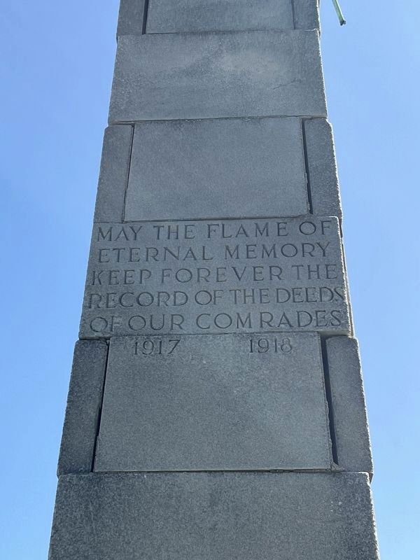 Norman Cornwall Memorial text image. Click for full size.