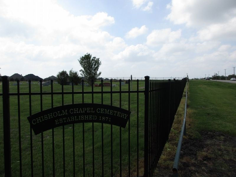 Chisholm Cemetery Marker image. Click for full size.