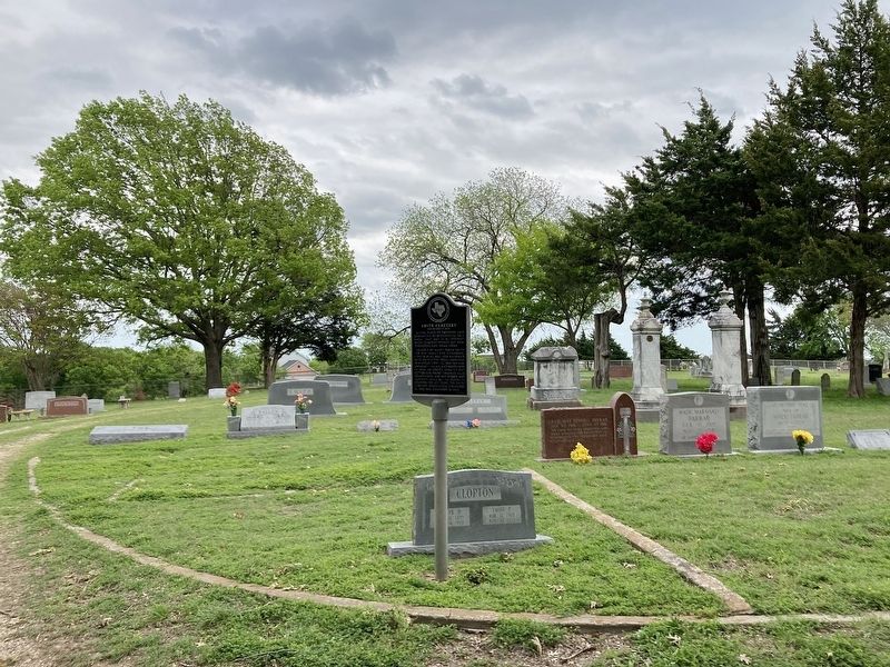 Smith Cemetery and Marker image. Click for full size.