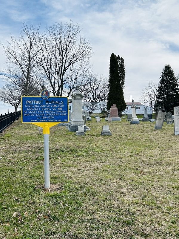 Patriot Burials Marker. Click for full size. Patriot Burials Marker image. Click for full size.