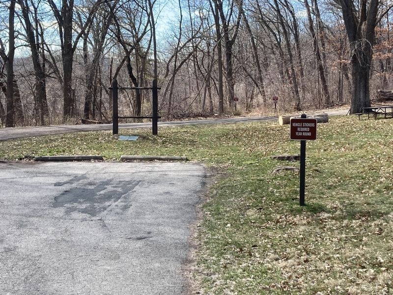 Perrot's Post Marker Missing. Click for full size. Perrot's Post Marker Missing image. Click for full size.
