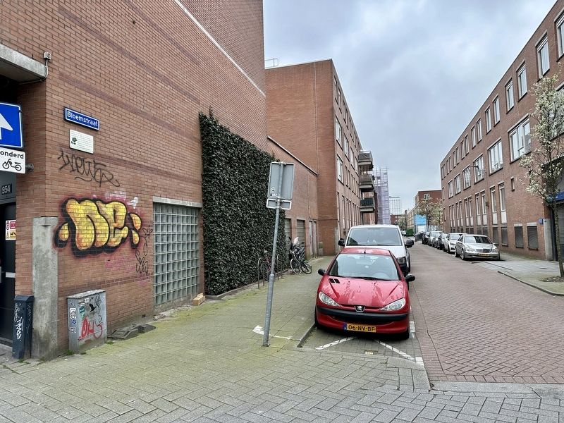 Bloemstraat Marker - wide view. Click for full size. Bloemstraat Marker - wide view image. Click for full size.