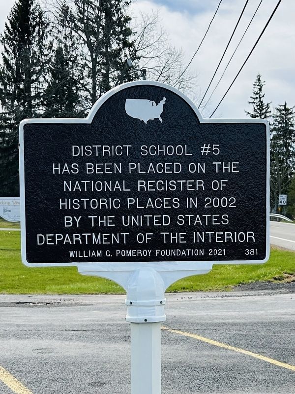 District School # 5 Marker image. Click for full size.