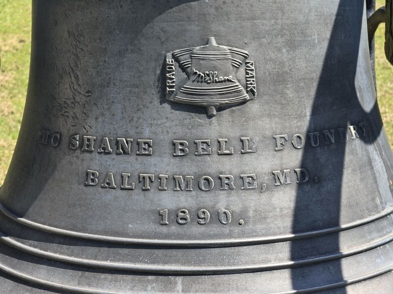 MC Shane Bell Foundry Baltimore, MD 1890 image. Click for full size.