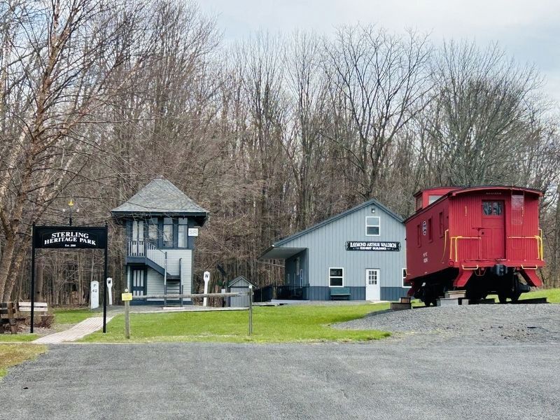 Railroad Signal Tower next to the Sterling Historical Society image. Click for full size.