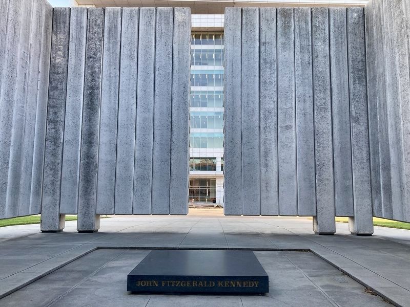John F. Kennedy Memorial - Interior image. Click for full size.