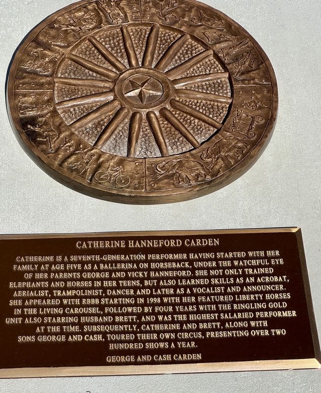 Catherine Hanneford Carden Marker. Click for full size. Catherine Hanneford Carden Marker image. Click for full size.