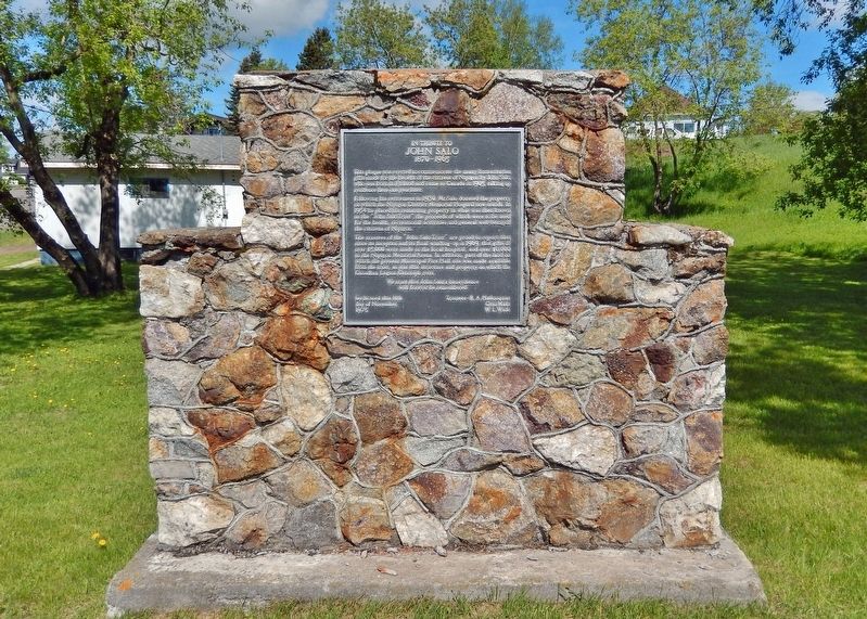 John Salo Memorial. Click for full size. John Salo Memorial image. Click for full size.