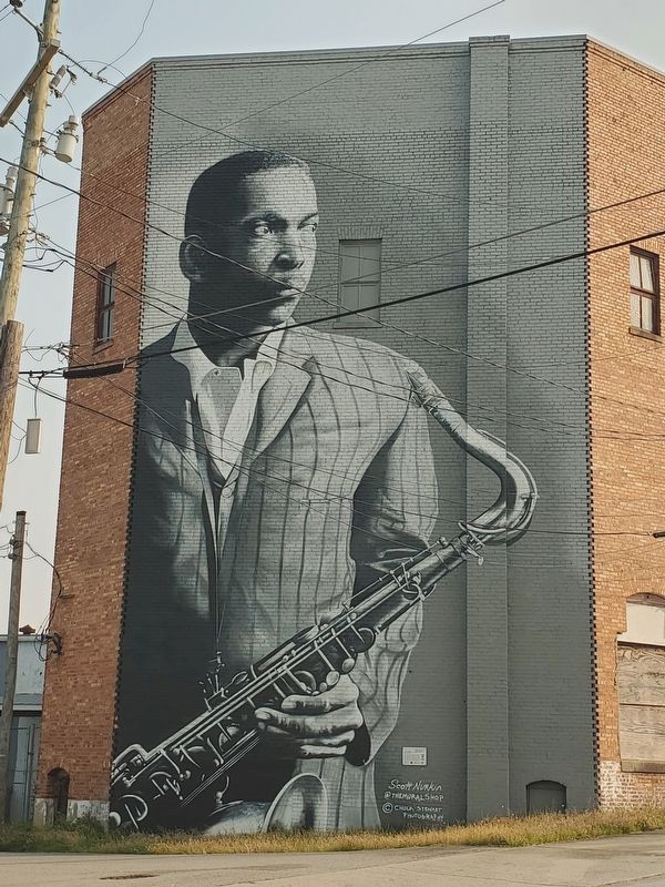 John Coltrane Mural image. Click for full size.