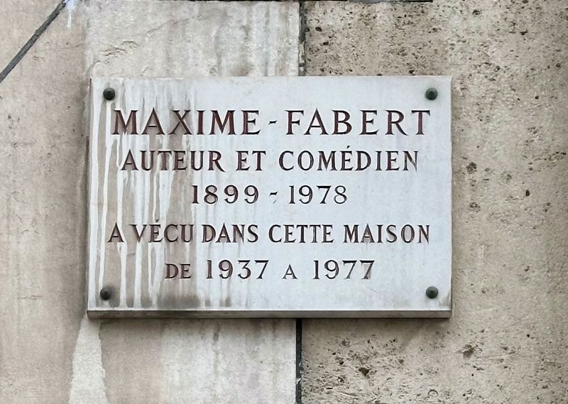 Maxime Fabert Marker image. Click for full size.