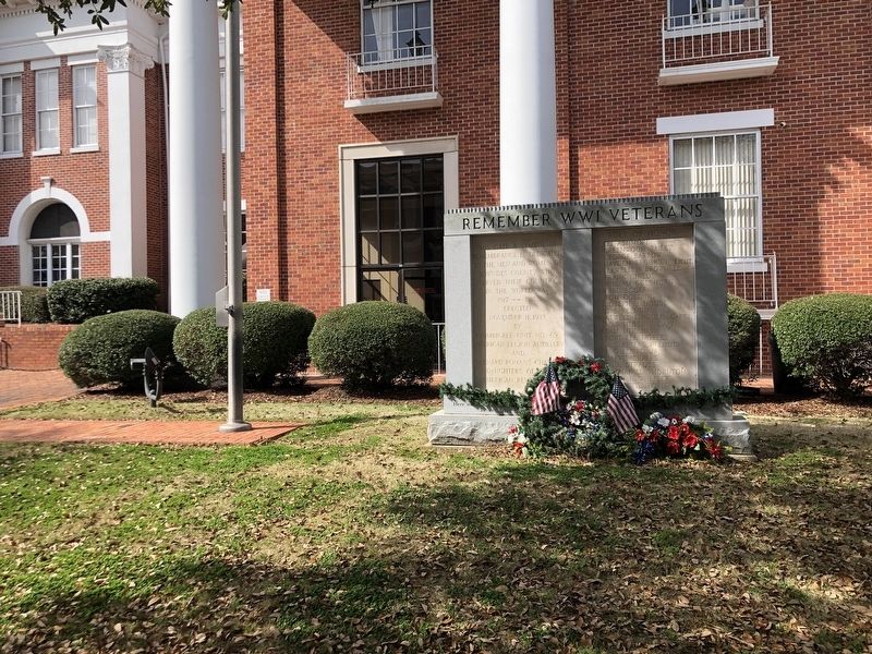 Lowndes County World War I Memorial. Click for full size. Lowndes County World War I Memorial image. Click for full size.