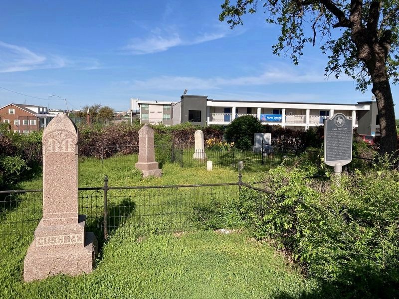 Ayres Cemetery and Marker. Click for full size. Ayres Cemetery and Marker image. Click for full size.