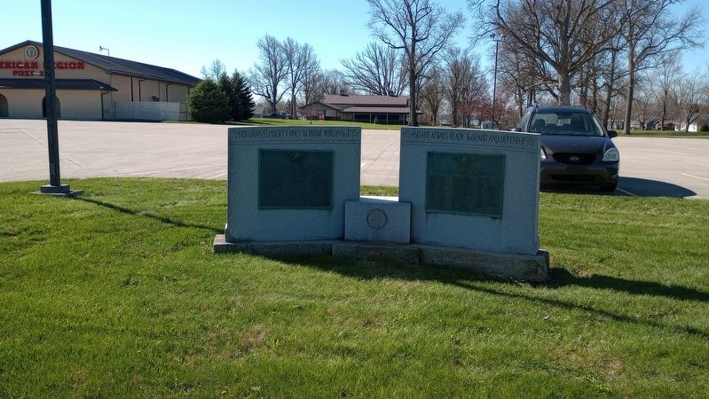 World War I & II Honor Roll Marker image. Click for full size.
