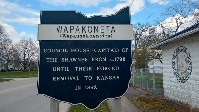 Wapakoneta Marker. Click for full size. Wapakoneta Marker image. Click for full size.