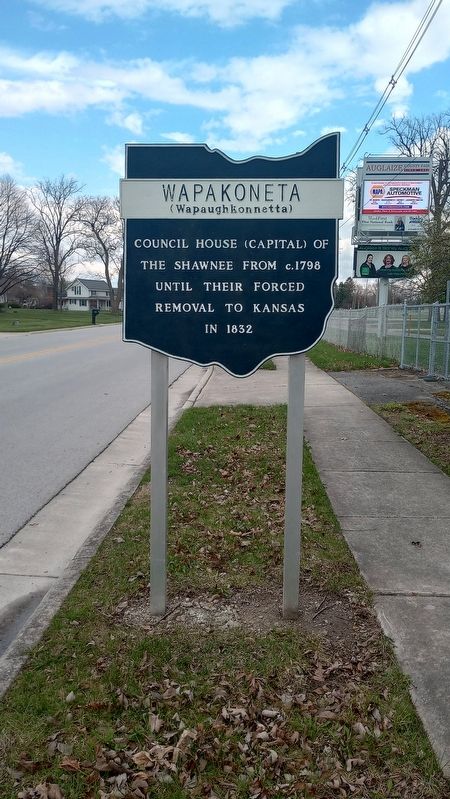 Wapakoneta Marker. Click for full size. Wapakoneta Marker image. Click for full size.