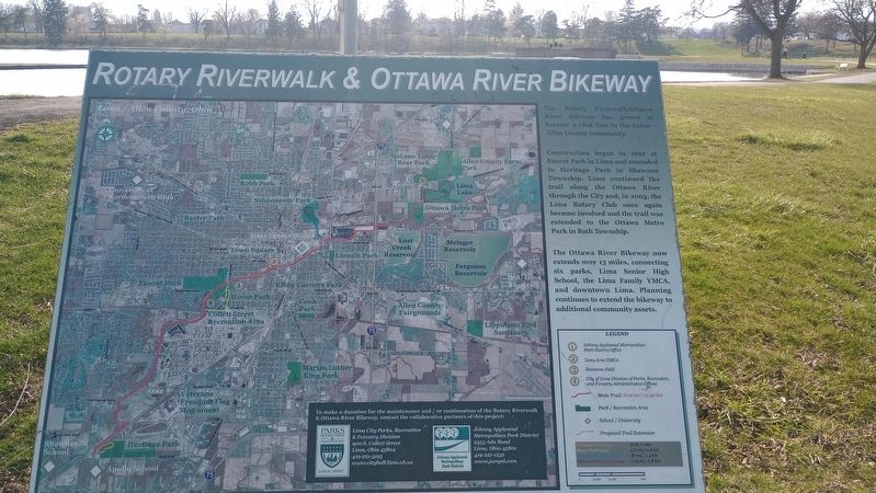 Rotary Riverwalk & Ottawa River Bikeway Marker image. Click for full size.