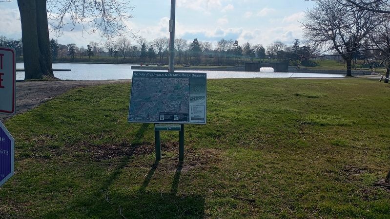 Rotary Riverwalk & Ottawa River Bikeway Marker image. Click for full size.