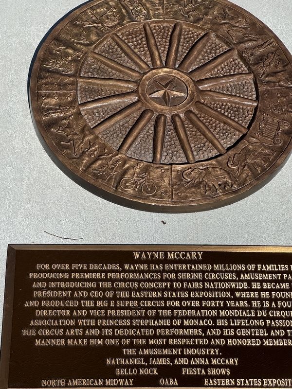 Wayne McCary Marker. Click for full size. Wayne McCary Marker image. Click for full size.