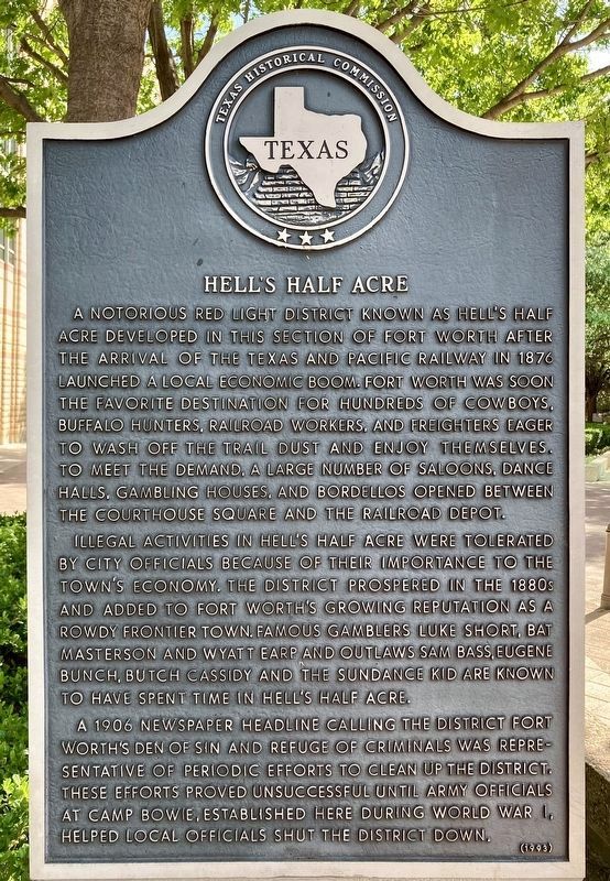 Hell's Half Acre Marker. Click for full size. Hell's Half Acre Marker image. Click for full size.