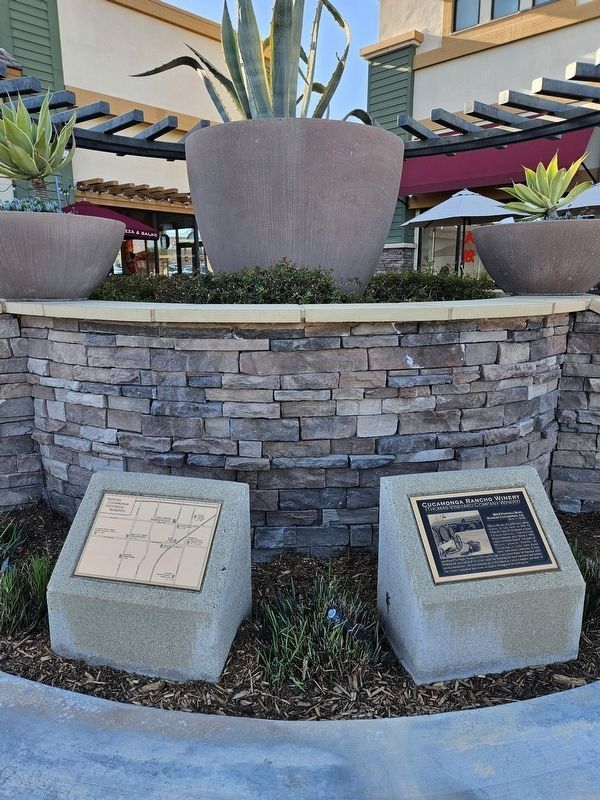 Cucamonga Rancho Winery Marker image. Click for full size.