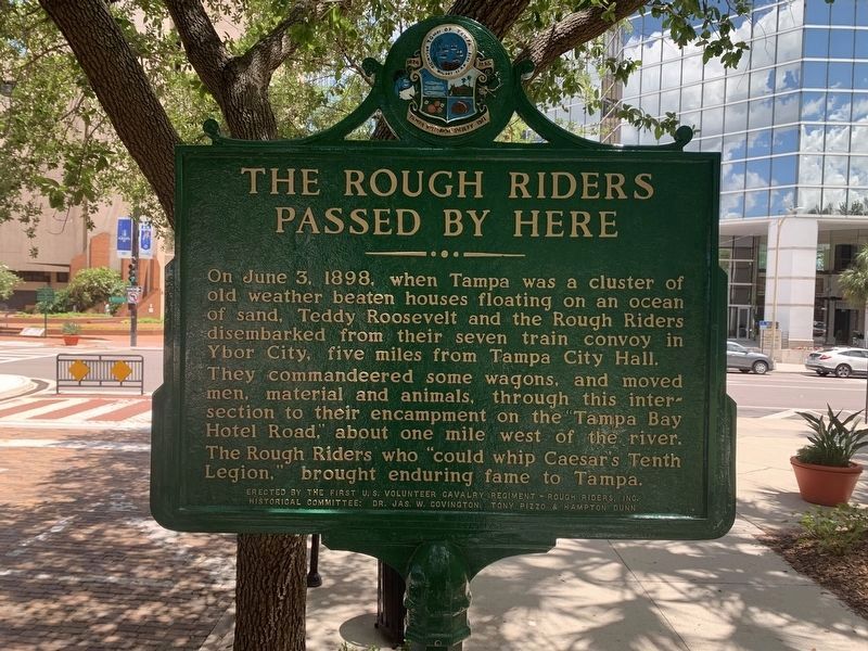 The Rough Riders Passed By Here Marker image. Click for full size.