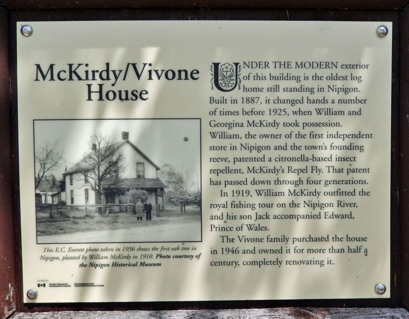 McKirdy / Vivone House Marker. Click for full size. McKirdy / Vivone House Marker image. Click for full size.