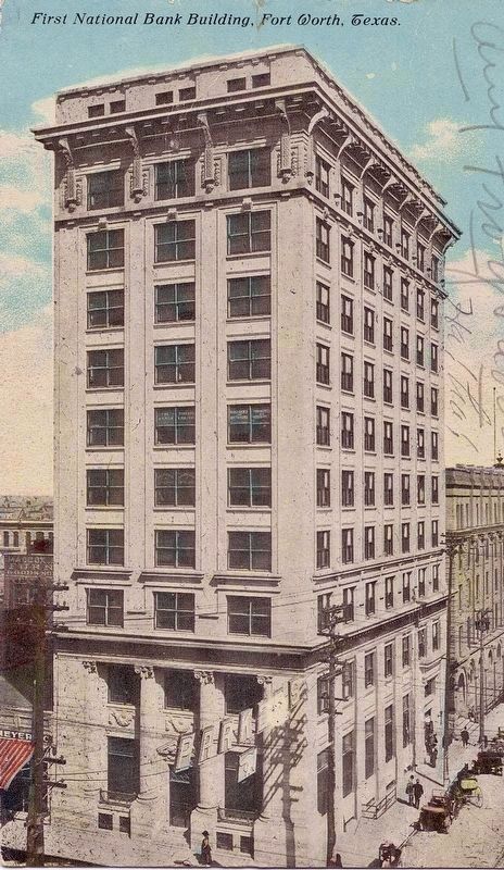 First National Bank Building Postcard, 1910 image. Click for full size.