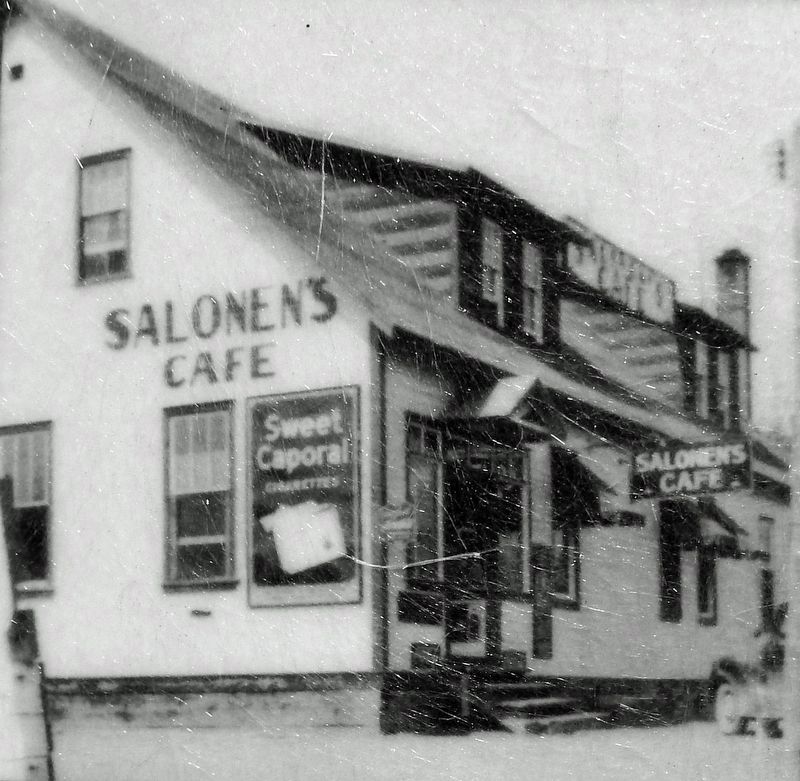Marker detail: Salonen’s Café. Click for full size. Marker detail: Salonen’s Café image. Click for full size.