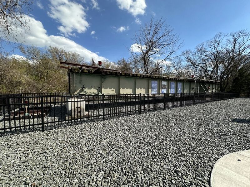 Wide view of the swing bridge image. Click for full size.