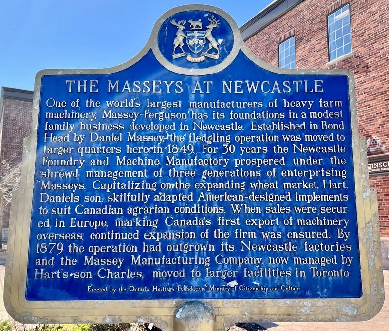 The Masseys at Newcastle Marker. Click for full size. The Masseys at Newcastle Marker image. Click for full size.