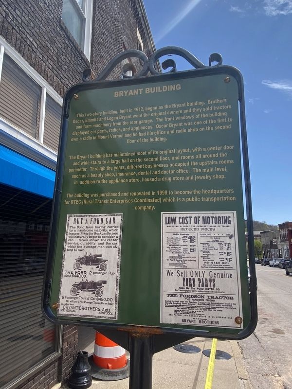 Bryant Building / Murder on Main Street Marker. Click for full size. Bryant Building / Murder on Main Street Marker image. Click for full size.