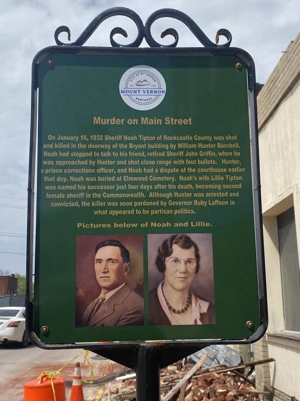 Bryant Building / Murder on Main Street Marker. Click for full size. Bryant Building / Murder on Main Street Marker image. Click for full size.