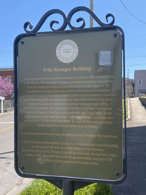 Fritz Krueger Building Marker image. Click for full size.