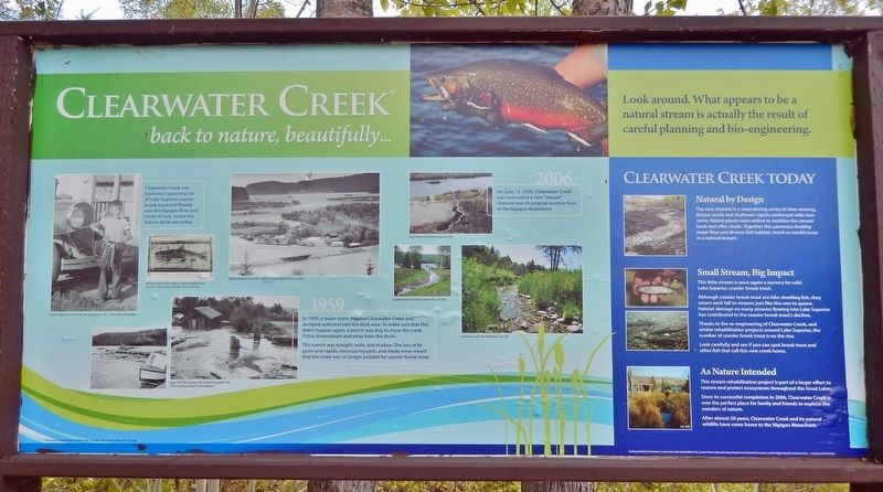 Clearwater Creek Marker image. Click for full size.